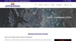 Desktop Screenshot of angelreikitherapy.com